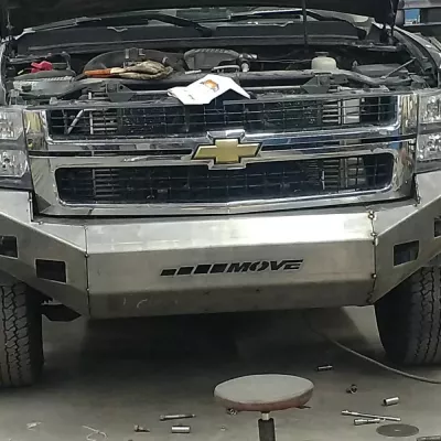 CHEVY 2500-3500HD 2007.5-2010 with CLASSIC FRONT Weld It Yourself STANDARD installed