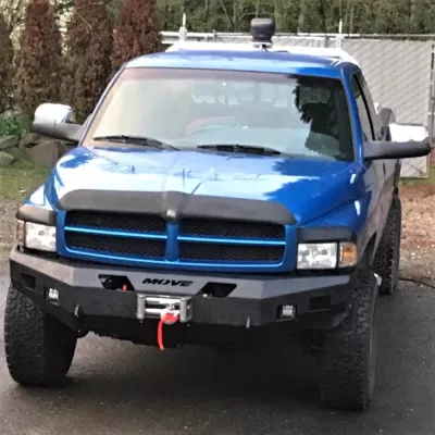 DODGE 2500-3500 1994-2002 with CLASSIC FRONT Weld It Yourself Offroad installed
