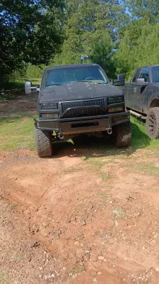 Chevy 1500 1988-1998 with a embark front weld it yourself bumper kit