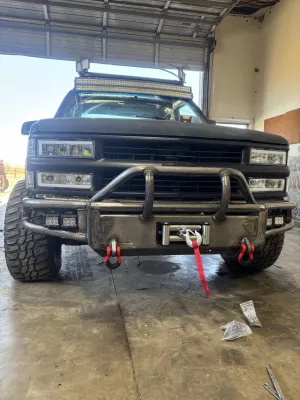 CHEVY 1500 1988-1998 with EMBARK FRONT Weld It Yourself Offroad installed