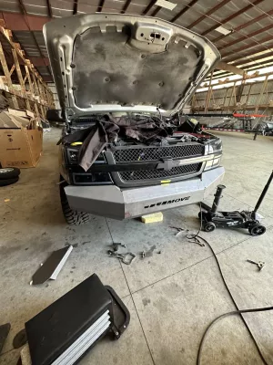 CHEVY 1500 2003-2007 with CLASSIC FRONT Weld It Yourself STANDARD installed