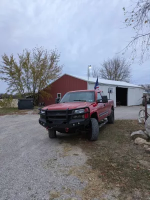CHEVY 1500 2003-2007 with CLASSIC FRONT Weld It Yourself Offroad installed