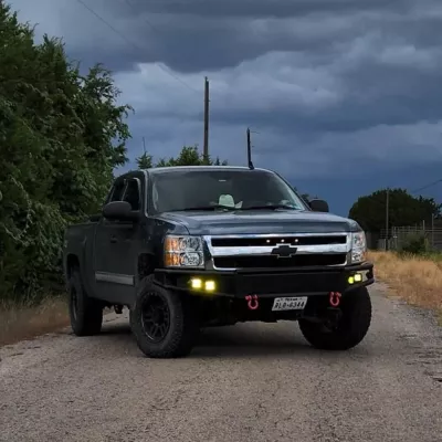 CHEVY 1500 2007.5-2013 with EMBARK FRONT Weld It Yourself STANDARD installed