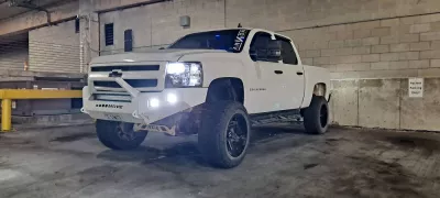 CHEVY 1500 2007.5-2013 with CLASSIC FRONT Weld It Yourself STANDARD installed