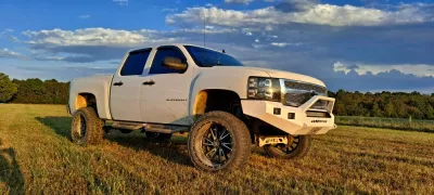 CHEVY 1500 2007.5-2013 with CLASSIC FRONT Weld It Yourself STANDARD installed