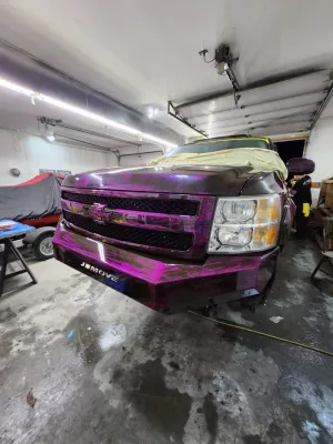 CHEVY 1500 2007.5-2013 with CLASSIC FRONT Weld It Yourself STANDARD installed