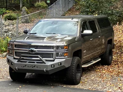 CHEVY 1500 2014-2015 with CLASSIC FRONT Weld It Yourself STANDARD installed