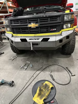 CHEVY 1500 2014-2015 with CLASSIC FRONT Weld It Yourself Offroad installed