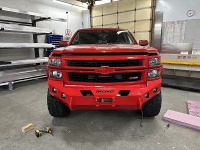 CHEVY 1500 2014-2015 with CLASSIC FRONT Weld It Yourself Offroad installed