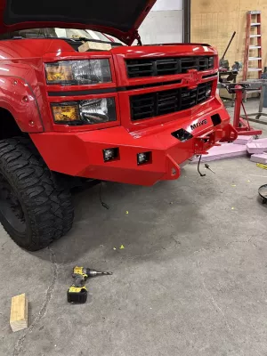 CHEVY 1500 2014-2015 with CLASSIC FRONT Weld It Yourself Offroad installed