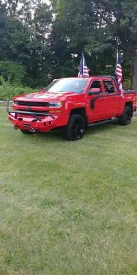 CHEVY 1500 2016-2018 with CLASSIC FRONT Weld It Yourself Offroad installed