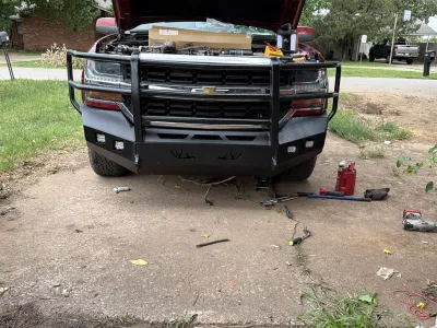 CHEVY 1500 2016-2018 with CLASSIC FRONT Weld It Yourself Offroad installed