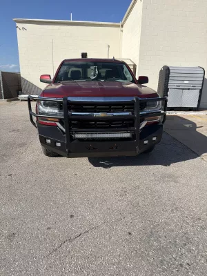 Chevy 1500 2016-2018 with a classic front weld it yourself bumper kit