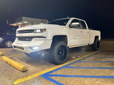 CHEVY 1500 2016-2018 with PRECISION FRONT Weld It Yourself STANDARD installed