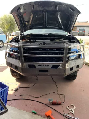 CHEVY 1500 2019-2022 with CLASSIC FRONT Weld It Yourself Offroad installed