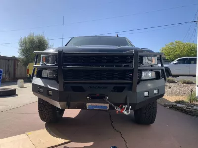 CHEVY 1500 2019-2022 with CLASSIC FRONT Weld It Yourself Offroad installed
