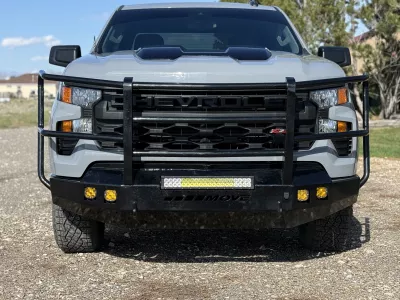 CHEVY 1500 2022.5-2026 with CLASSIC FRONT Weld It Yourself STANDARD installed