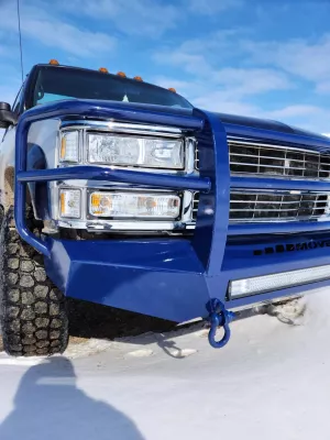 CHEVY 2500-3500HD 1988-1998 with PRECISION FRONT W.I.Y.KIT STANDARD installed