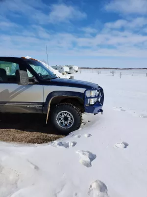 CHEVY 2500-3500HD 1988-1998 with PRECISION FRONT W.I.Y.KIT STANDARD installed