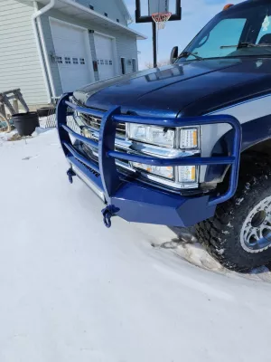 CHEVY 2500-3500HD 1988-1998 with PRECISION FRONT W.I.Y.KIT STANDARD installed