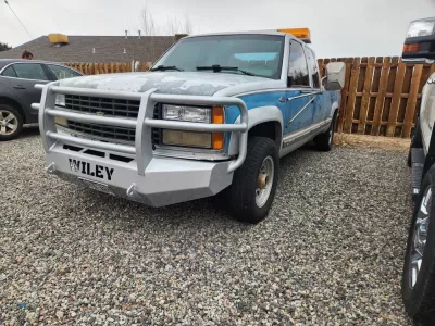 CHEVY 2500-3500HD 1988-1998 with CLASSIC FRONT W.I.Y.KIT STANDARD installed