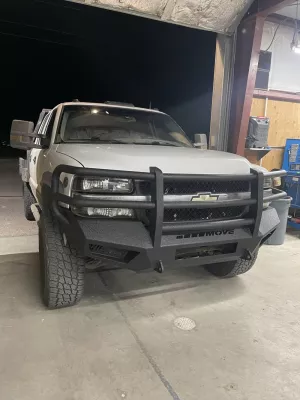 CHEVY 2500-3500HD 1999-2002 with PRECISION FRONT Weld It Yourself STANDARD installed
