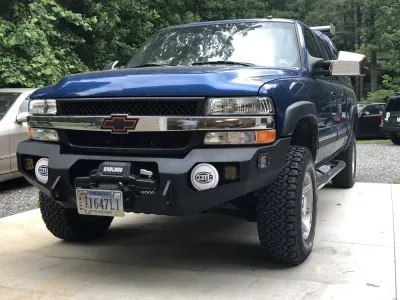 CHEVY 2500-3500HD 1999-2002 with CLASSIC FRONT Weld It Yourself Offroad installed