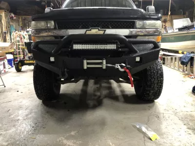 CHEVY 2500-3500HD 1999-2002 with CLASSIC FRONT Weld It Yourself Offroad installed