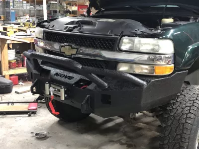 CHEVY 2500-3500HD 1999-2002 with CLASSIC FRONT Weld It Yourself Offroad installed
