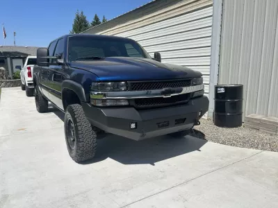 CHEVY 2500-3500HD 1999-2002 with CLASSIC FRONT Weld It Yourself STANDARD installed