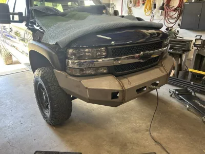 CHEVY 2500-3500HD 1999-2002 with CLASSIC FRONT Weld It Yourself STANDARD installed