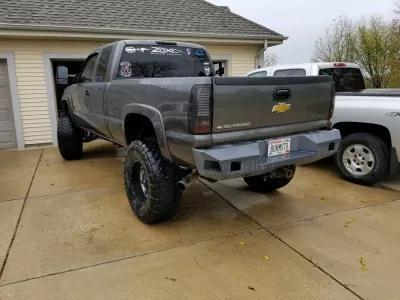 CHEVY 2500-3500HD 1999-2002 with CLASSIC REAR Weld It Yourself STANDARD installed