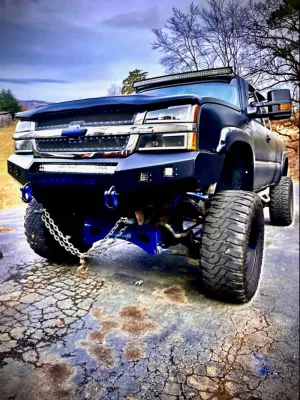 CHEVY 2500 1999-2002 with CLASSIC FRONT Weld It Yourself STANDARD installed