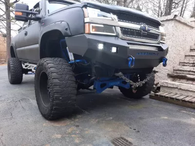 CHEVY 2500 1999-2002 with CLASSIC FRONT Weld It Yourself STANDARD installed
