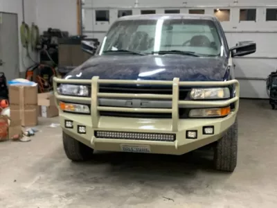 CHEVY 2500 1999-2002 with CLASSIC FRONT Weld It Yourself STANDARD installed