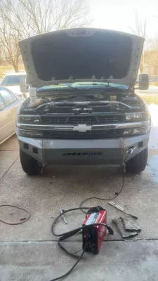 CHEVY 2500 1999-2002 with CLASSIC FRONT Weld It Yourself STANDARD installed