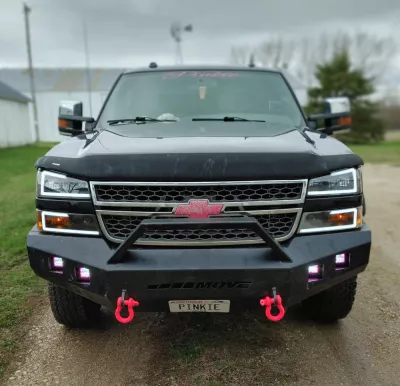 CHEVY 2500-3500HD 2003-2007 with CLASSIC FRONT Weld It Yourself STANDARD installed