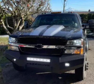 CHEVY 2500-3500HD 2003-2007 with CLASSIC FRONT Weld It Yourself STANDARD installed
