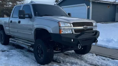 CHEVY 2500-3500HD 2003-2007 with CLASSIC FRONT Weld It Yourself STANDARD installed