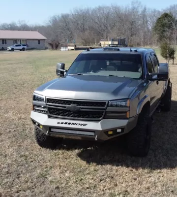 CHEVY 2500-3500HD 2003-2007 with PRECISION FRONT Weld It Yourself STANDARD installed