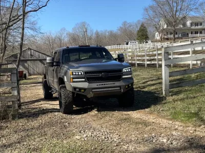 CHEVY 2500-3500HD 2003-2007 with PRECISION FRONT Weld It Yourself STANDARD installed