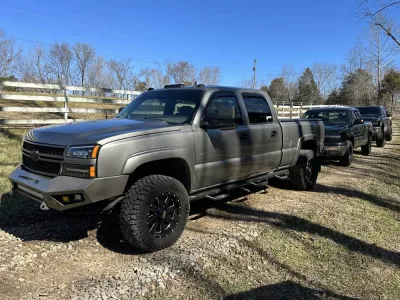 CHEVY 2500-3500HD 2003-2007 with PRECISION FRONT Weld It Yourself STANDARD installed