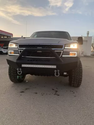 CHEVY 2500-3500HD 2003-2007 with PRECISION FRONT Weld It Yourself STANDARD installed