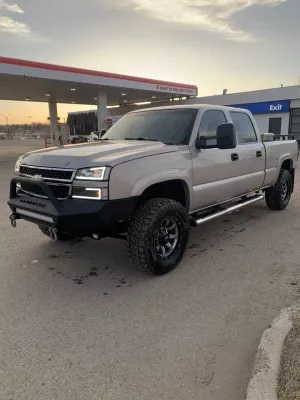 CHEVY 2500-3500HD 2003-2007 with PRECISION FRONT Weld It Yourself STANDARD installed