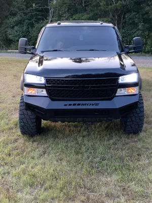 CHEVY 2500-3500HD 2003-2007 with PRECISION FRONT Weld It Yourself STANDARD installed