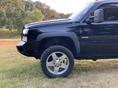 CHEVY 2500-3500HD 2003-2007 with PRECISION FRONT Weld It Yourself STANDARD installed