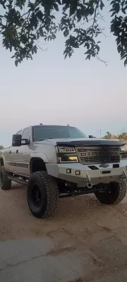 CHEVY 2500-3500HD 2003-2007 with CLASSIC FRONT Weld It Yourself Offroad installed