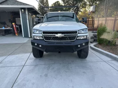 CHEVY 2500-3500HD 2003-2007 with CLASSIC FRONT Weld It Yourself STANDARD installed