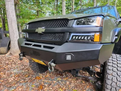 CHEVY 2500-3500HD 2003-2007 with CLASSIC FRONT Weld It Yourself STANDARD installed