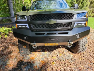 CHEVY 2500-3500HD 2003-2007 with CLASSIC FRONT Weld It Yourself STANDARD installed